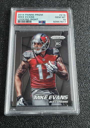 2014 Panini Prizm 216 Mike Evans Looking Right PSA 10