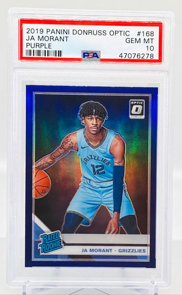 Ja Morant Optic Purple Holo RR PSA 10 47076278