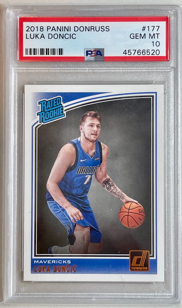 Luka Doncic 2018 Donruss PSA 10