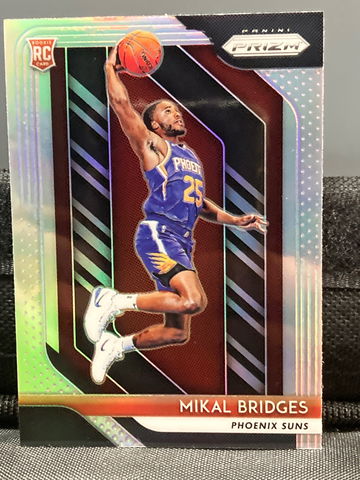 Mika Bridges 2018 Prizm Silver RC Phoenix Suns