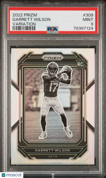 2022 Panini Prizm Garrett Wilson #309 Variation PSA 9