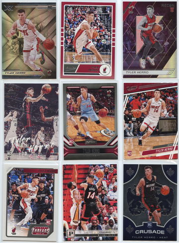 Tyler Herro NBA Basketball Chronicles Rookie Lot 2019 RC Set Builder