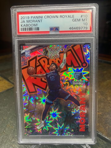 Ja Morant Panini Crown Royale #10 RC PSA 10