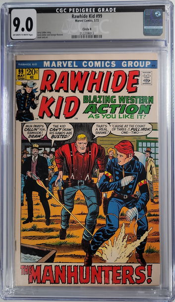 Rawhide Kid #99 CGC 9.0 *Circle 8 Pedigree*