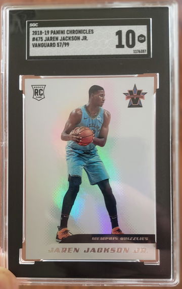 Jaren Jackson JR RC 2018 Chronicles #475 Vanguard /99 SGC 10 💎 GEM MINT 