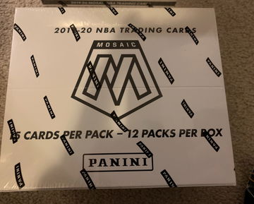 2019/2020 Mosaic Basketball Cello Box sealed 