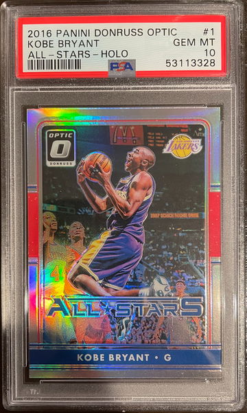 2016 Panini OPTIC HOLO PRIZM Kobe Bryant All Stars PSA 10 #1