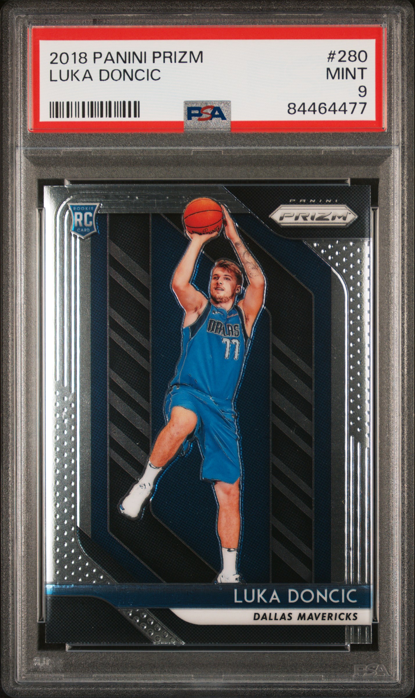 Luka Doncic 2018 Panini Prizm #280 PSA 9
