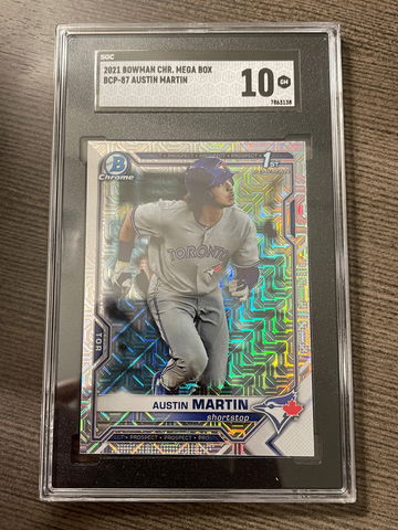 2021 Bowman Chrome Mega Austin Martin SGC 10