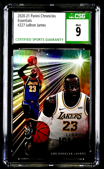 2020 Chronicles Essentials #227 LeBron James Holo SP Lakers CSG 9 Mint SP POP 3