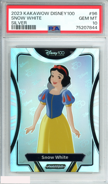 2023 KAKAWOW PHANTOM DISNEY100 SNOW WHITE #96 SILVER HOLO PSA 10 GEM MT