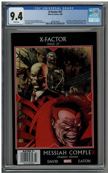 X-Factor 27 CGC 9.4 David Finch Cover Messiah Complex Mr. Sinister