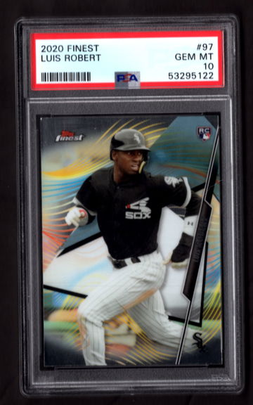 2020 Finest Luis Robert Rookie RC PSA 10