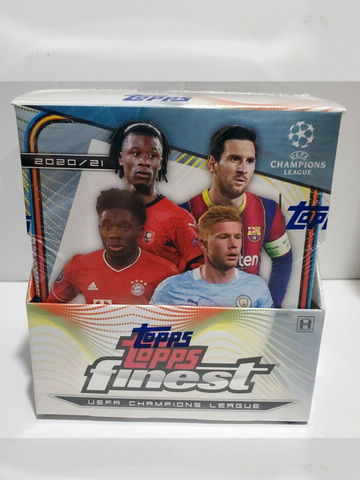 2020-21 Topps Finest UEFA Champions League Soccer Hobby Box