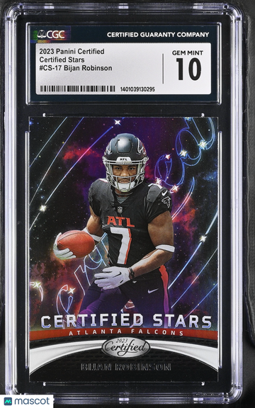 2023 Panini Certified Bijan Robinson #CS-17 Certified Stars CGC 10