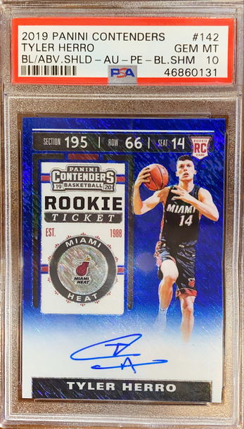 Tyler Herro contenders auto blue shimmer