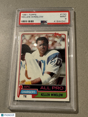 1981 Topps Kellen Winslow #150 PSA 9