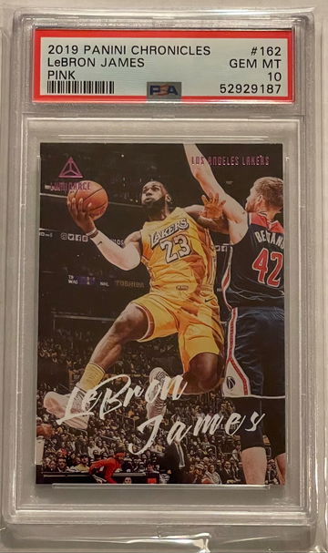 2019 Panini Chronicles LeBron James Pink PSA 10! POP 62!