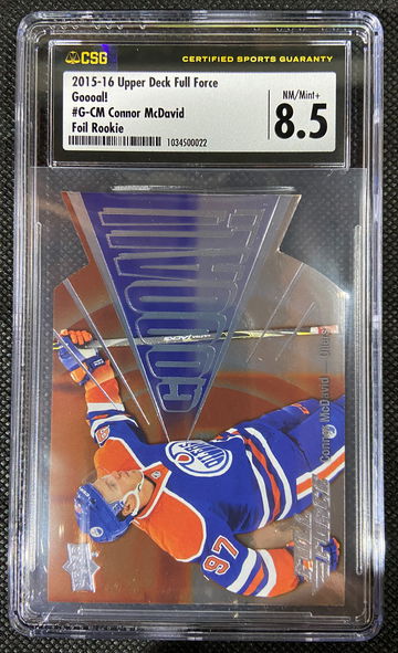 2015-16 Upper Deck Full Force Connor McDavid Foil ROOKIE