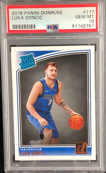 2018 Donruss Luka Doncic PSA 10