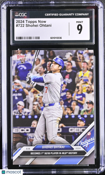2024 Topps Now Shohei Ohtani #722 CGC 9