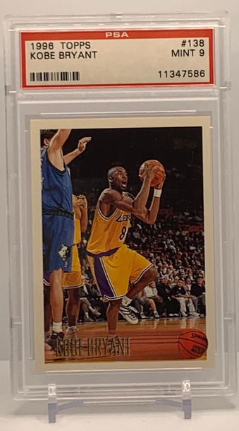 Kobe Bryant 1996 Topps PSA 9