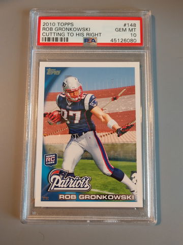2010 Topps Rob Gronkowski #148 PSA 10 