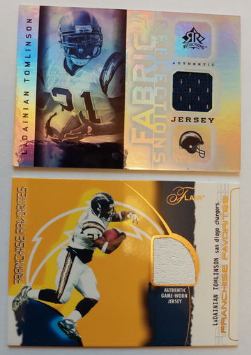LaDainian Tomlinson (2) game used relic