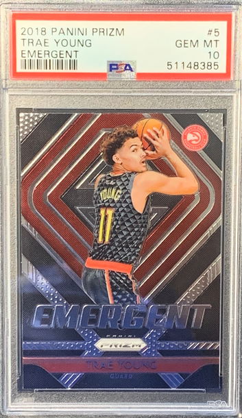 2018 Prizm Emergent Trae Young PSA 10