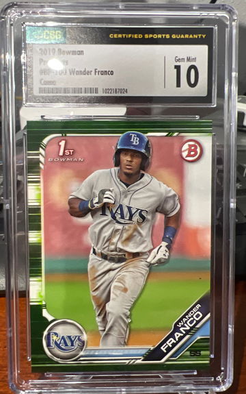 2019 Bowman Prospects BP 100 wander Franco camo
