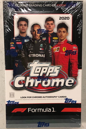 2020 2021 TOPPS CHROME FORMULA 1 RACING FACTORY SEALED HOBBY BOX HTA - SUPPORT YOUR LCS!