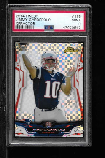 2014 FINEST JIMMY GAROPPOLO XFRACTOR PSA 9