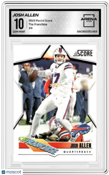 2023 Panini Score Josh Allen #4 Arena Club 10