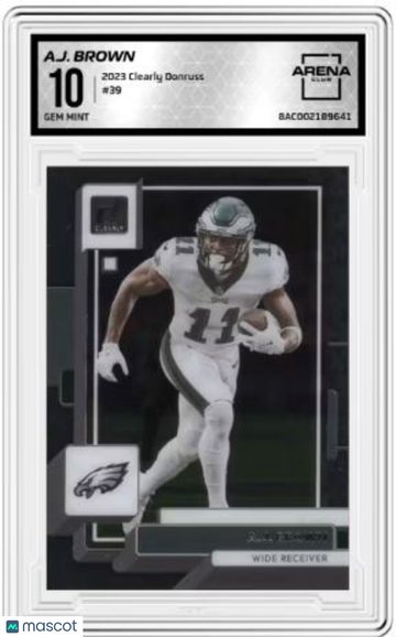 2023 Clearly Donruss AJ Brown #39 Arena Club 10