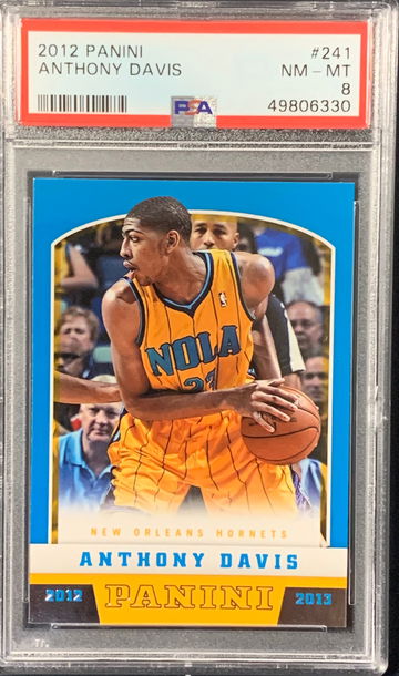 2012 Panini Anthony Davis PSA 8