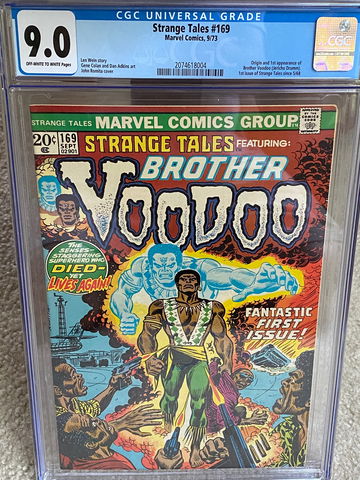 Strange Tales 169 CGC 9.0.   1st Brother Voidoo!
