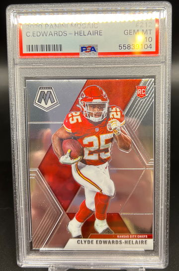 2020 Panini Mosaic C. Edwards- Helaire PSA 10