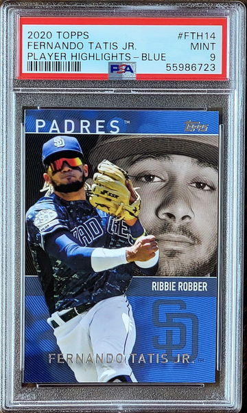 2020 SP FERNANDO TATIS JR Topps Player Highlights BLUE PSA 9 POP 1 #FTH14