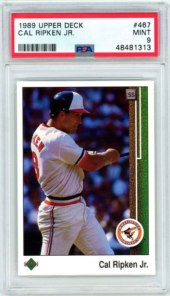 1989 Upper Deck Cal Ripken, Jr. #467 PSA 9 P1329
