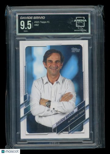 2021 Topps F1 Davide Brivio #82 Arena Club 9.5