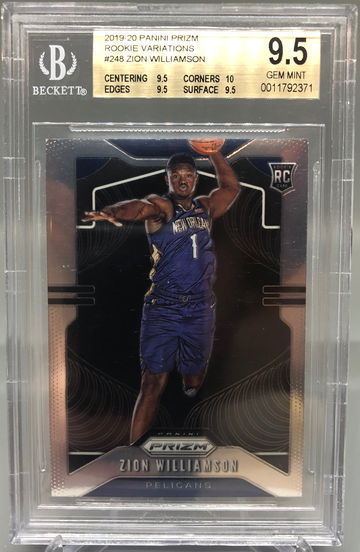 2019 Panini Prizm Zion Williamson Rookie Variation 248