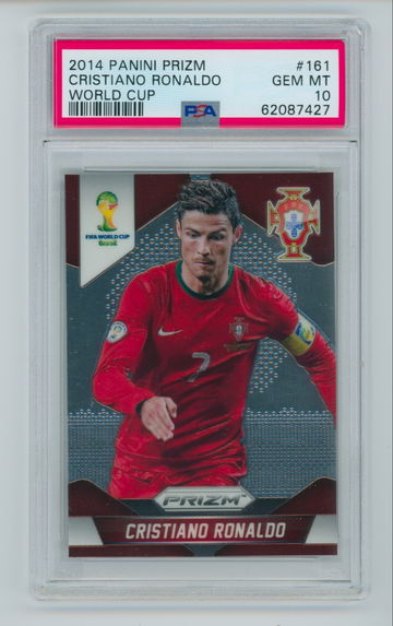 2014 Panini Prizm World Cup Cristiano Ronaldo #161 PSA 10