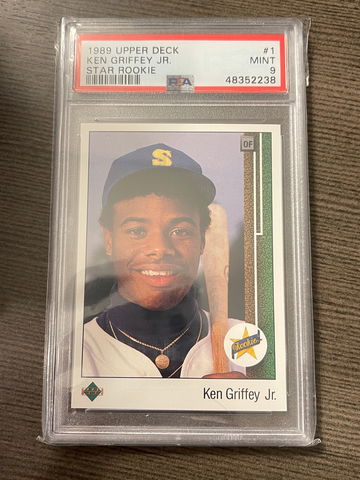 1989 Upper Deck Ken Griffey Jr. PSA 9