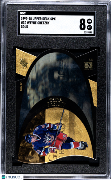 1997 Upper Deck SPX Wayne Gretzky #30 Gold SGC 8