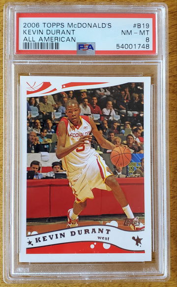 Kevin Durant 2006 McDonalds PSA 8 
