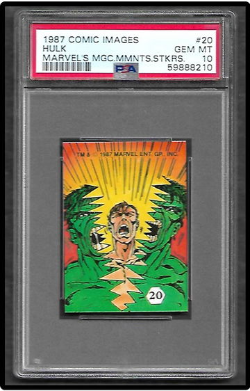 Marvel PSA 10 - Hulk - 1987 Marvel's Magic Moments - Pop 1 of 1 at PSA 10