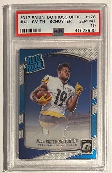 2017 Donruss Optic Juju Smith-Schuster Rookie PSA 10 Chiefs Steelers