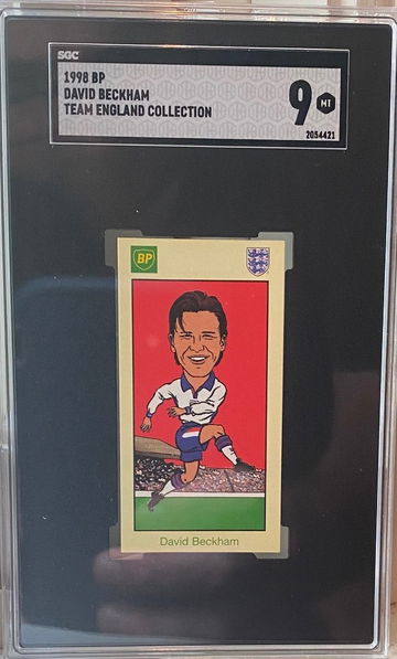 1998 BP David Beckham Team England Collection SGC 9 Mint RC Rookie Low Pop