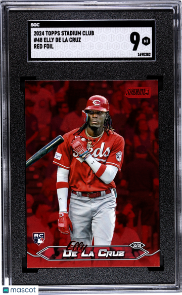 2024 Topps Stadium Club Elly De La Cruz #48 Red Foil SGC 9