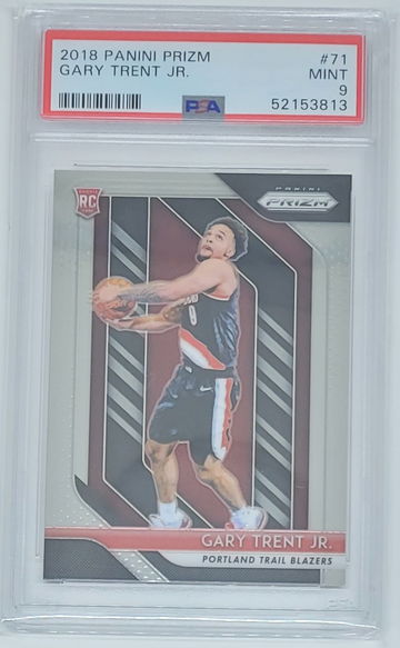 2018 Prizm Gary Trent Jr. RC #123 PSA 9 MINT